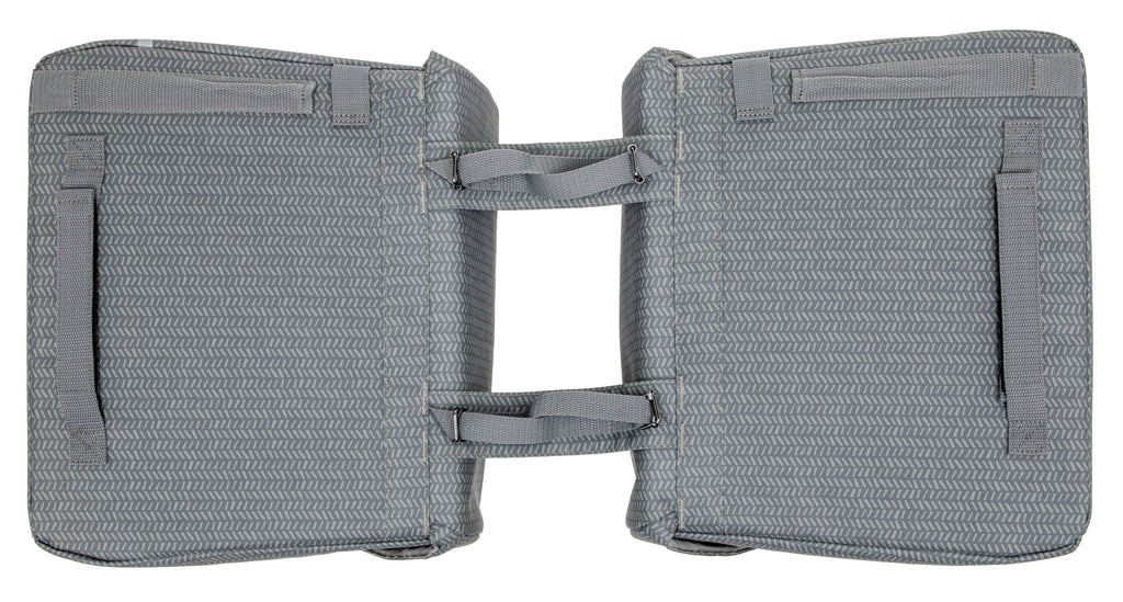 Dubbele fietstas New Looxs Mondi Joy Double - 38 liter - 39 x 18 x 32 cm (2x) - Nima Grey
