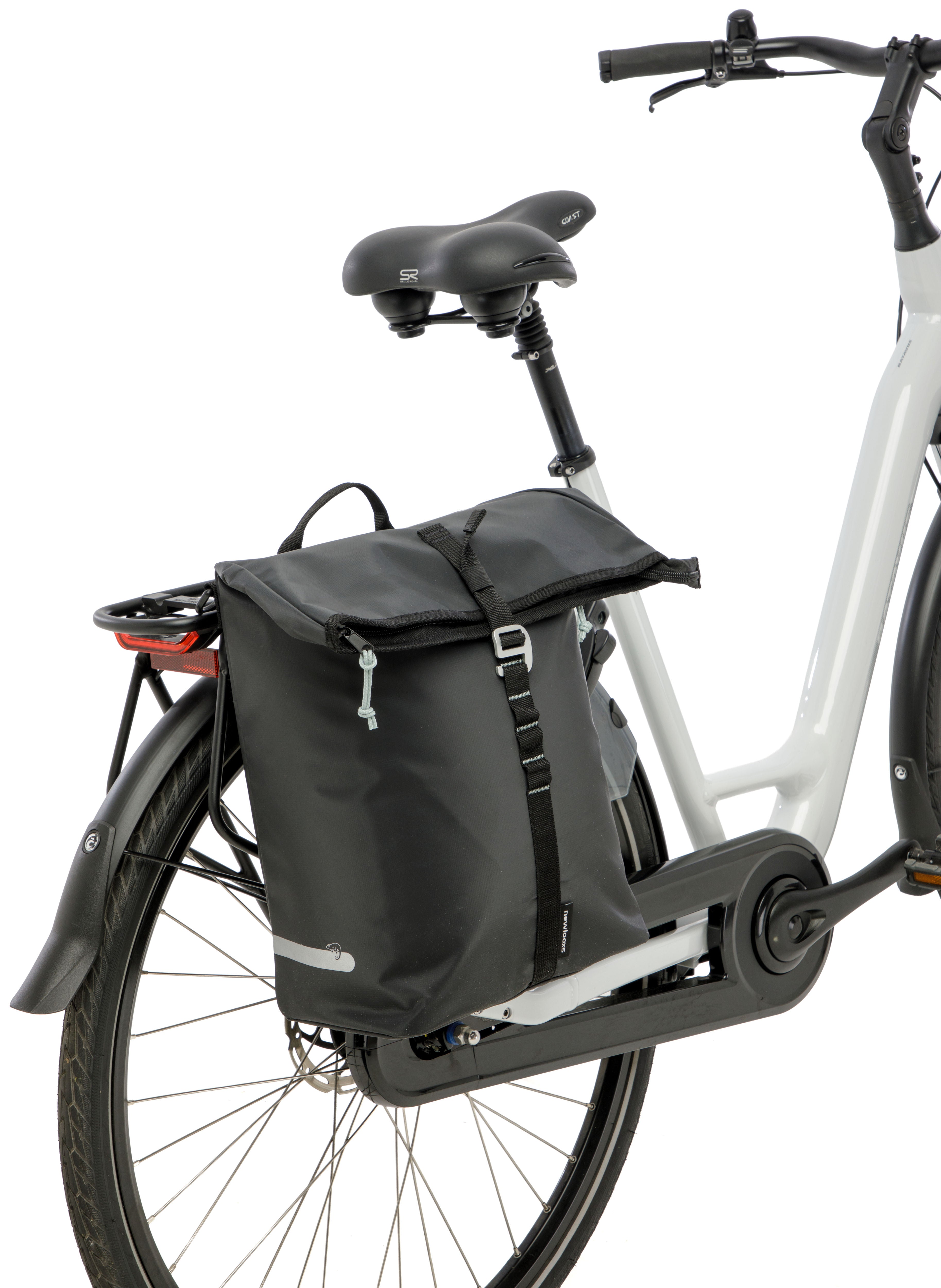 Enkele fietstas New Looxs Cantos Bag Single - 16,5 liter - 29 x 16 x 36 cm - Black