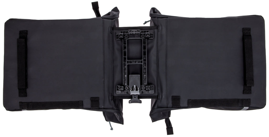 Dubbele fietstas New Looxs Cantos Bag Double MIK 2.0 - 36 liter - 30 x 16 x 36 cm (2x) - Black