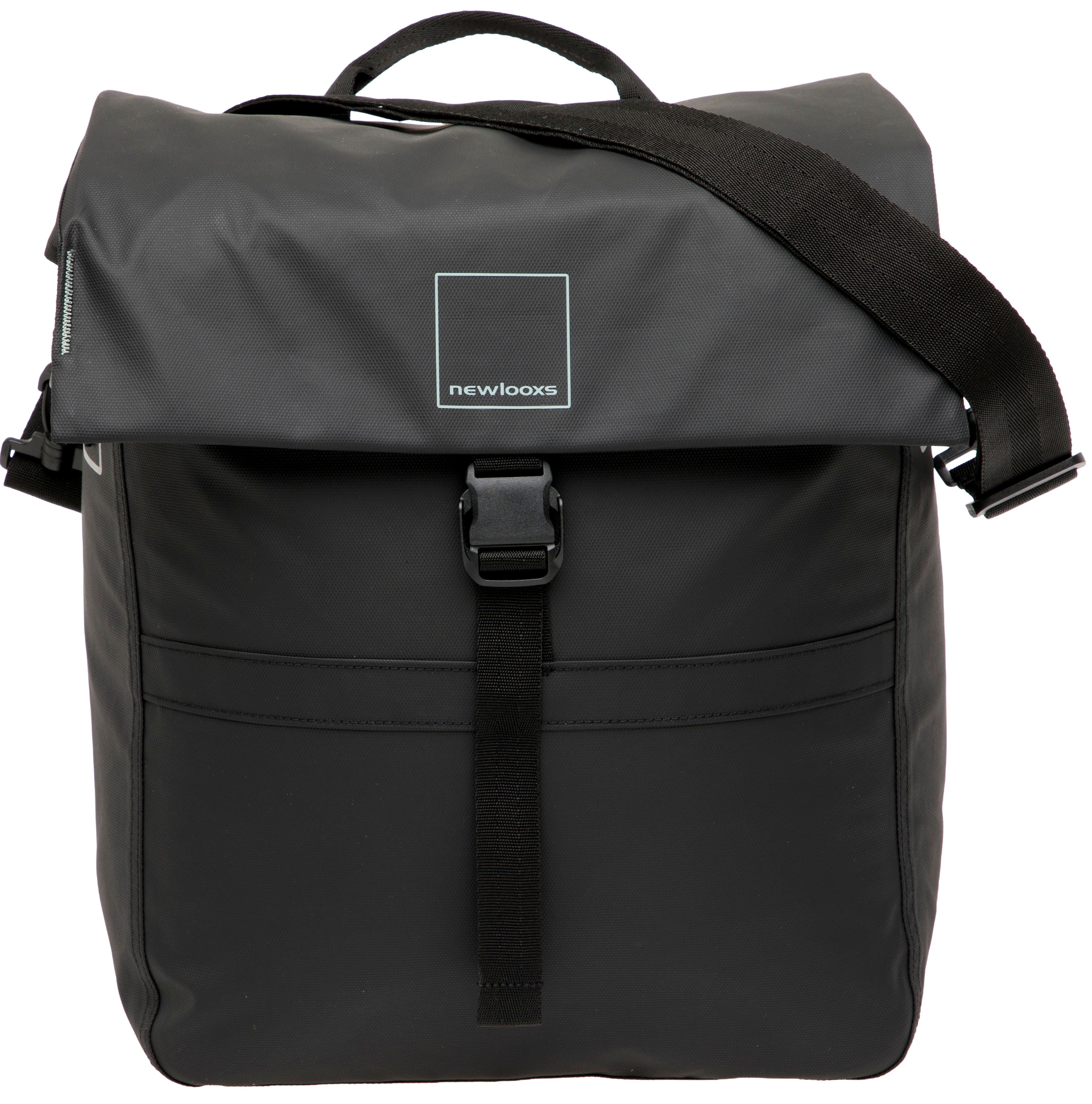 Enkele fietstas New Looxs Leeds Single - 19 liter - 33 x 18 x 38 cm - Black