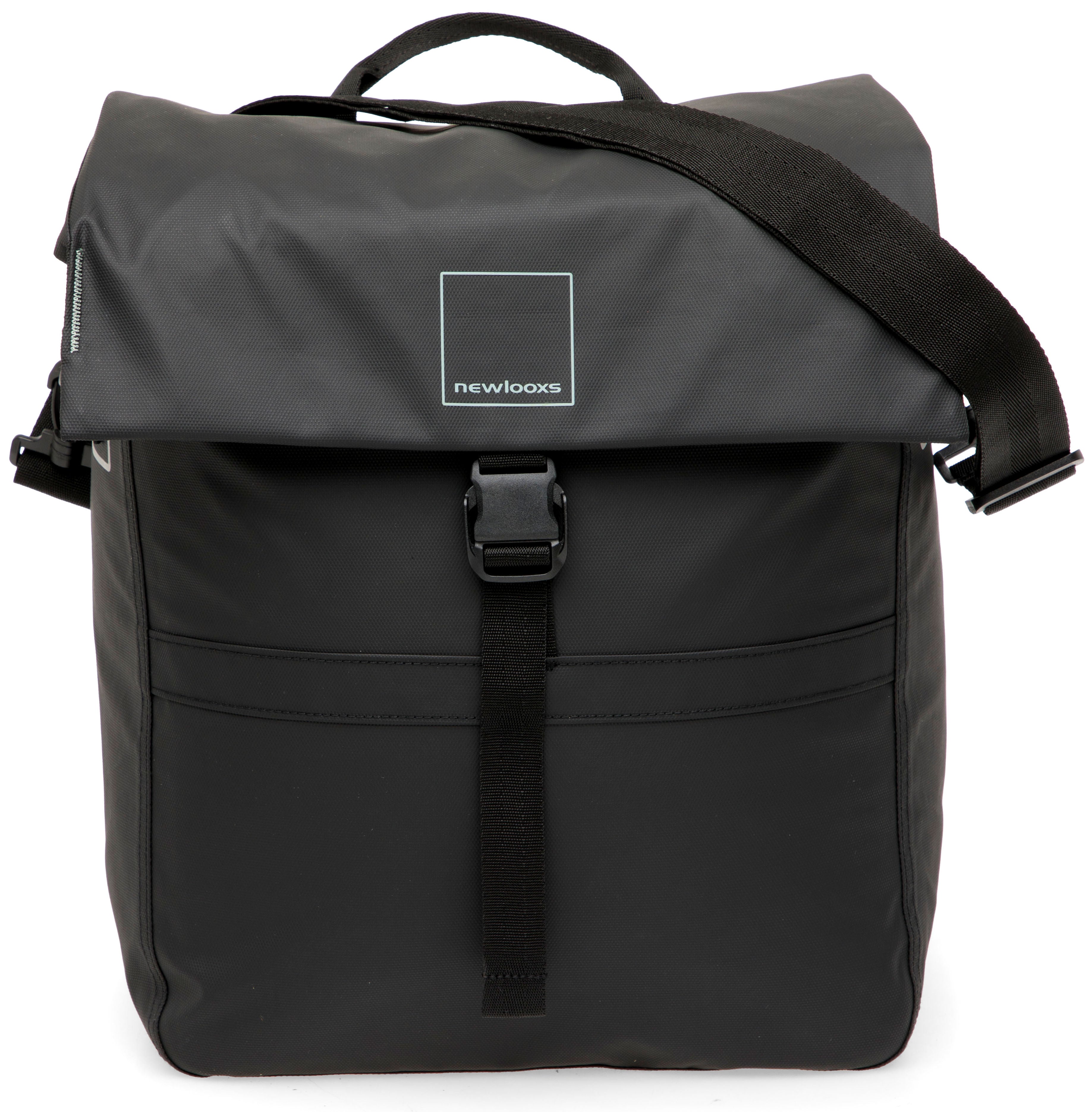 Enkele fietstas New Looxs Leeds Single - 19 liter - 33 x 18 x 38 cm - Black