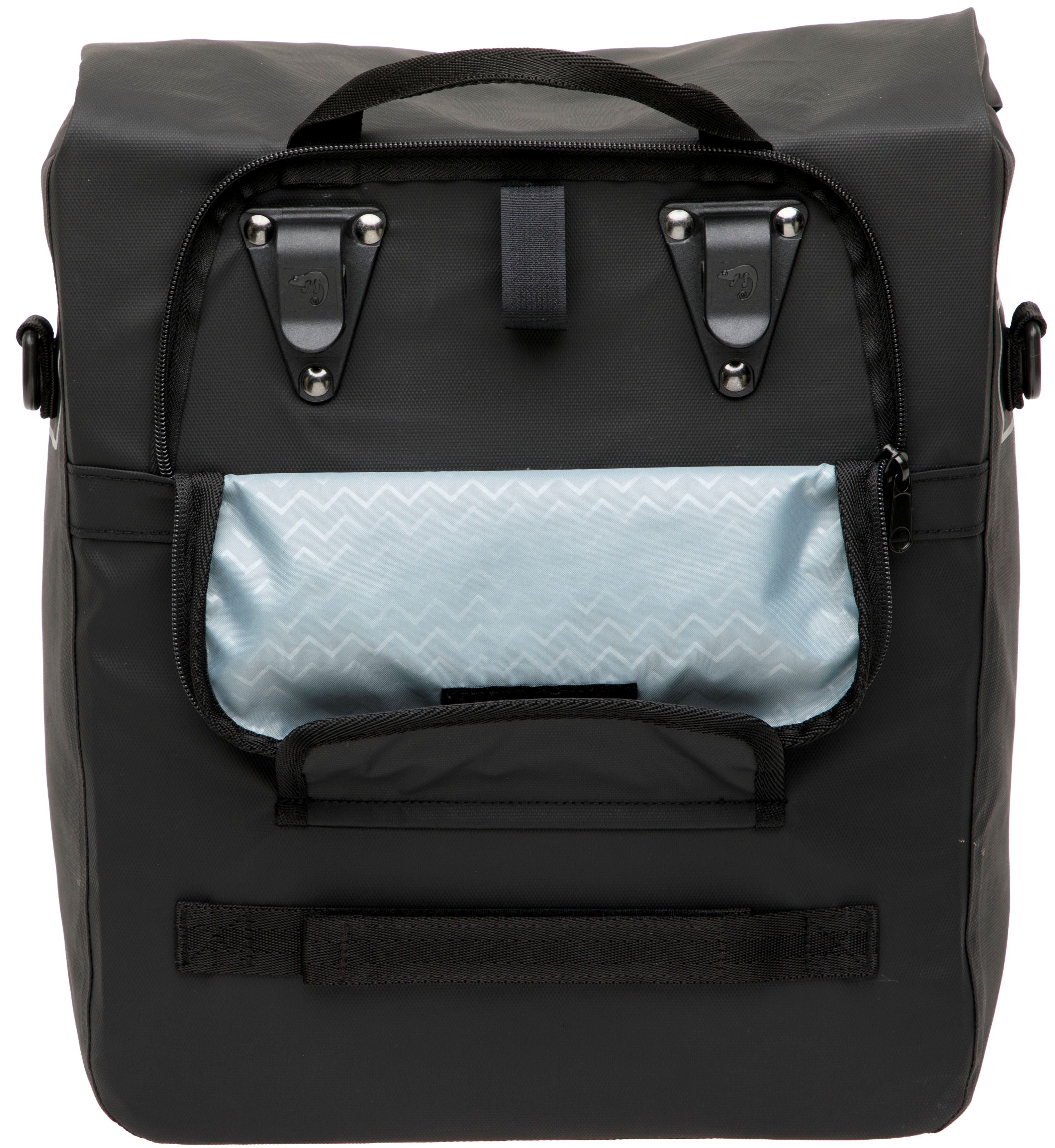 Enkele fietstas New Looxs Leeds Single - 19 liter - 33 x 18 x 38 cm - Black
