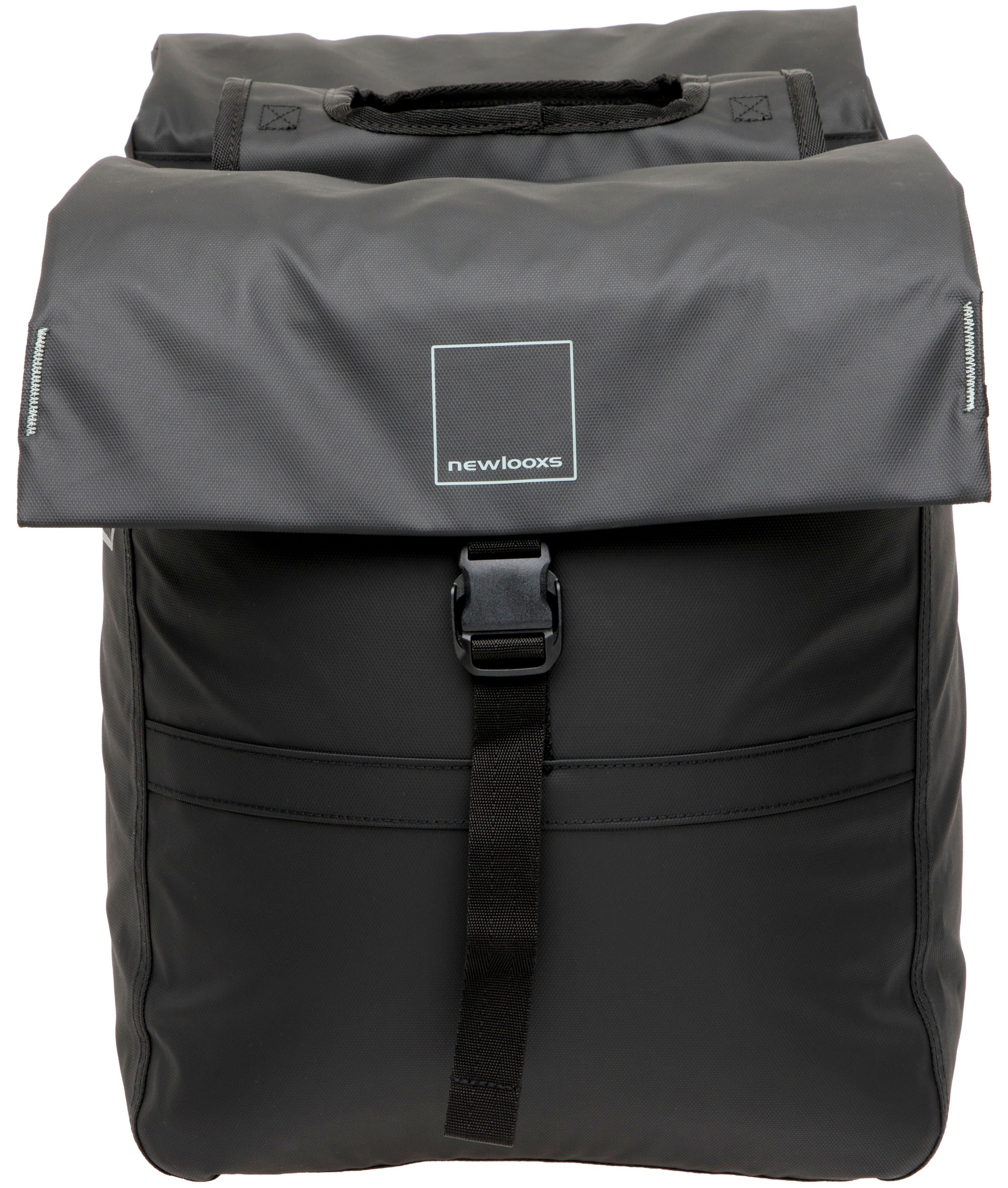Dubbele fietstas New Looxs Leeds Double - 38 liter - 33 x 18 x 38 cm (2x) - Black