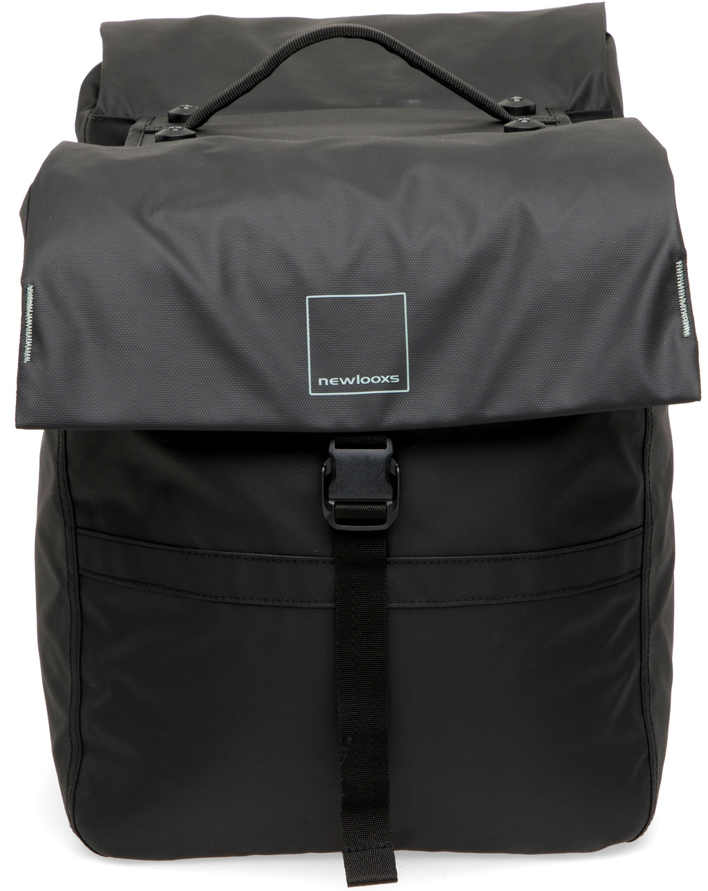 Dubbele fietstas New Looxs Leeds Double MIK 2.0 - 38 liter - 33 x 18 x 38 cm (2x) - Black