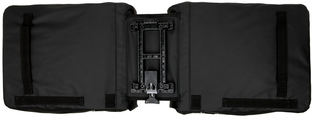 Dubbele fietstas New Looxs Leeds Double MIK 2.0 - 38 liter - 33 x 18 x 38 cm (2x) - Black