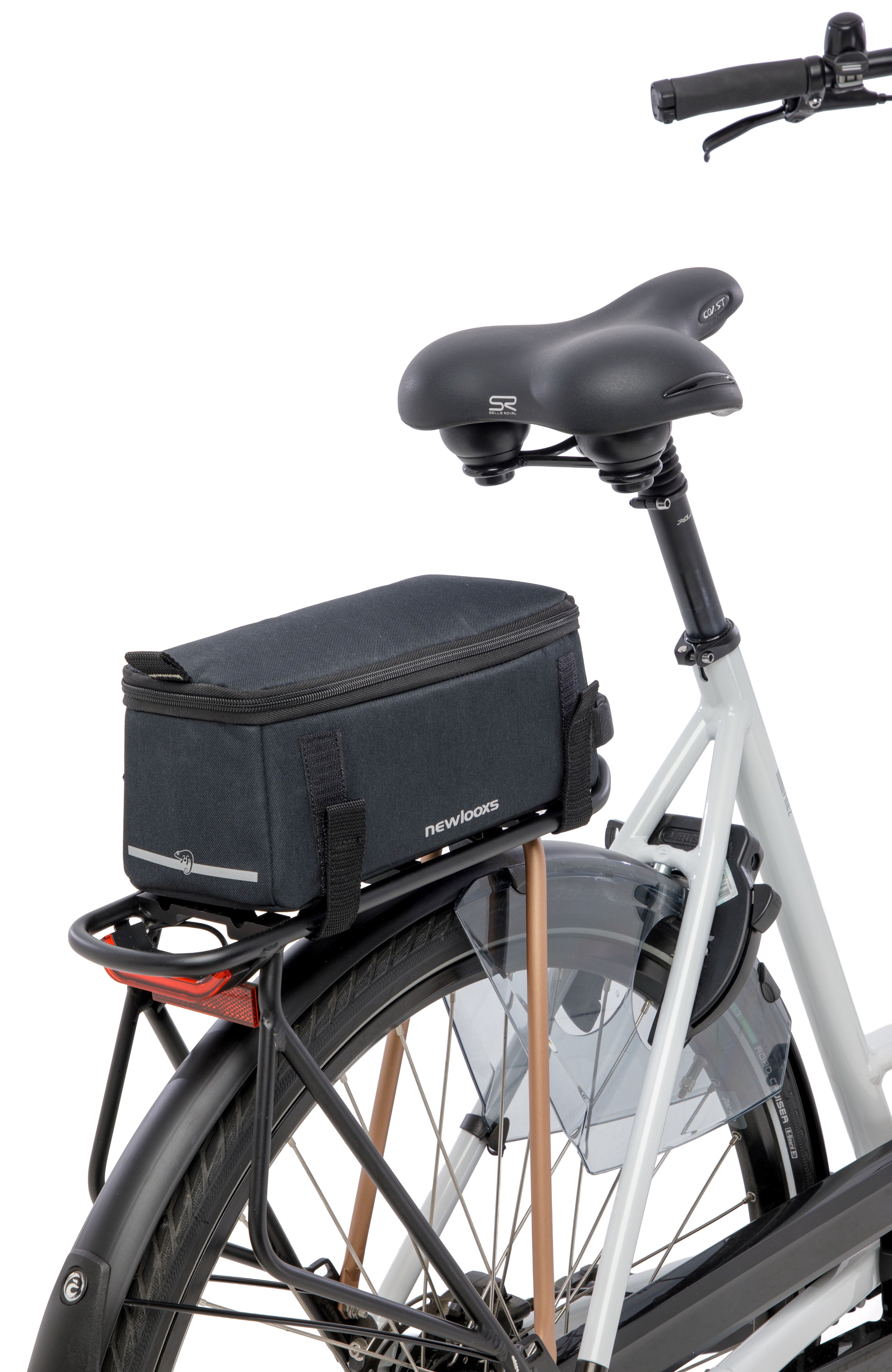 Bagagedragertas New Looxs Trunkbag Lock - 4,5 liter - 30 x 13 x 12 cm - Black