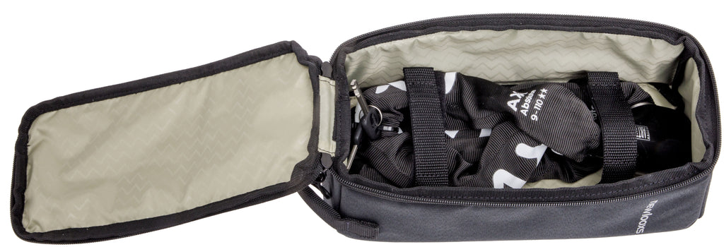 Bagagedragertas New Looxs Trunkbag Lock - 4,5 liter - 30 x 13 x 12 cm - Black