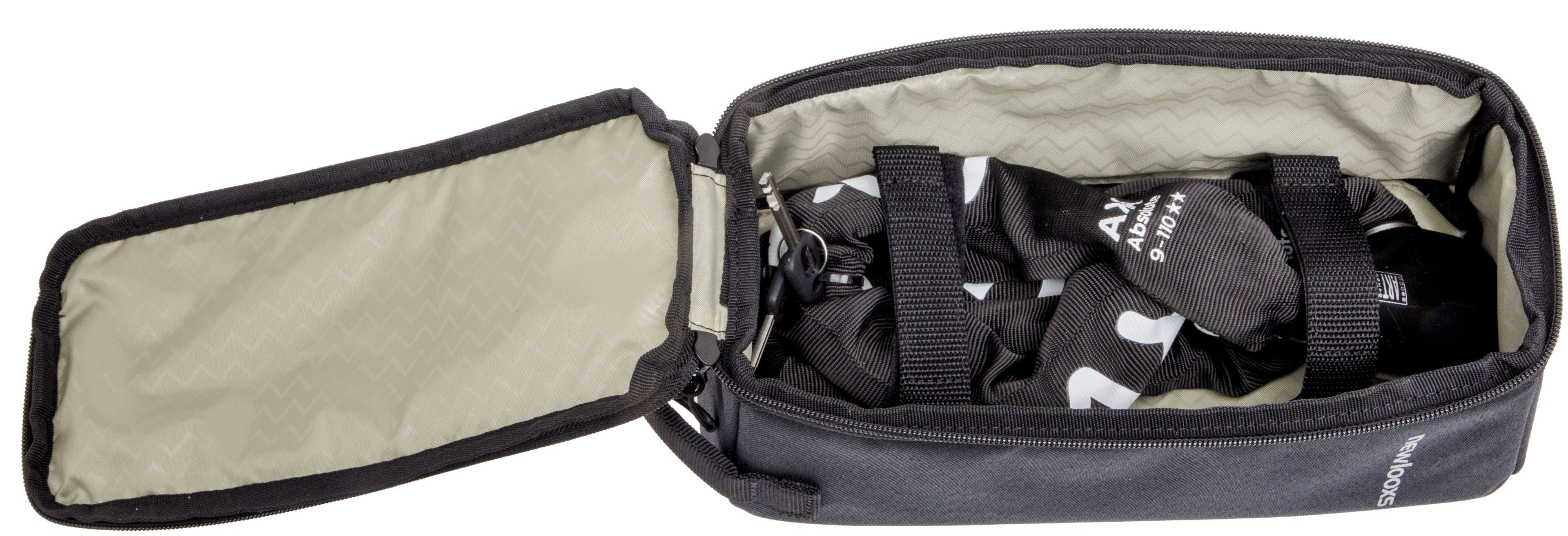 Bagagedragertas New Looxs Trunkbag Lock - 4,5 liter - 30 x 13 x 12 cm - Black