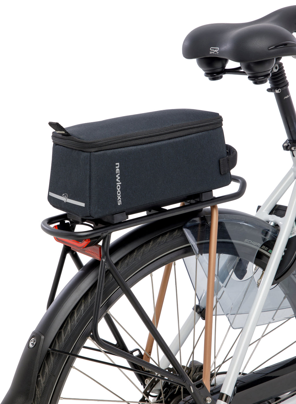 Bagagedragertas New Looxs Trunkbag Lock MIK 2.0 - 4,5 liter - 30 x 13 x 12 cm - Black