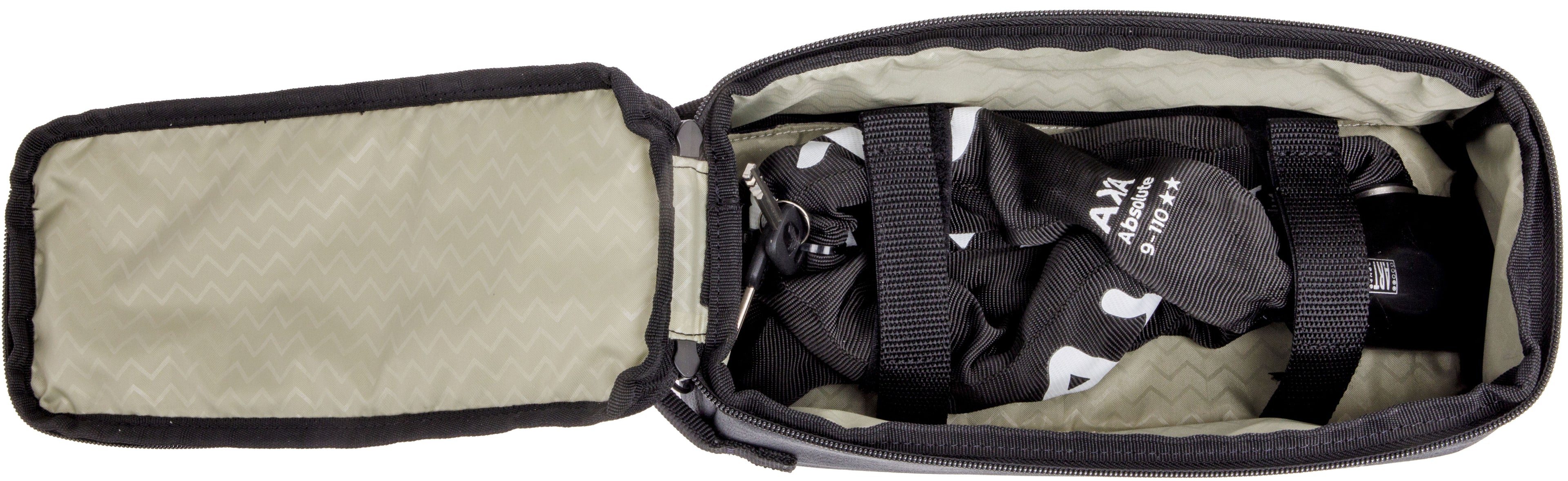 Bagagedragertas New Looxs Trunkbag Lock MIK 2.0 - 4,5 liter - 30 x 13 x 12 cm - Black