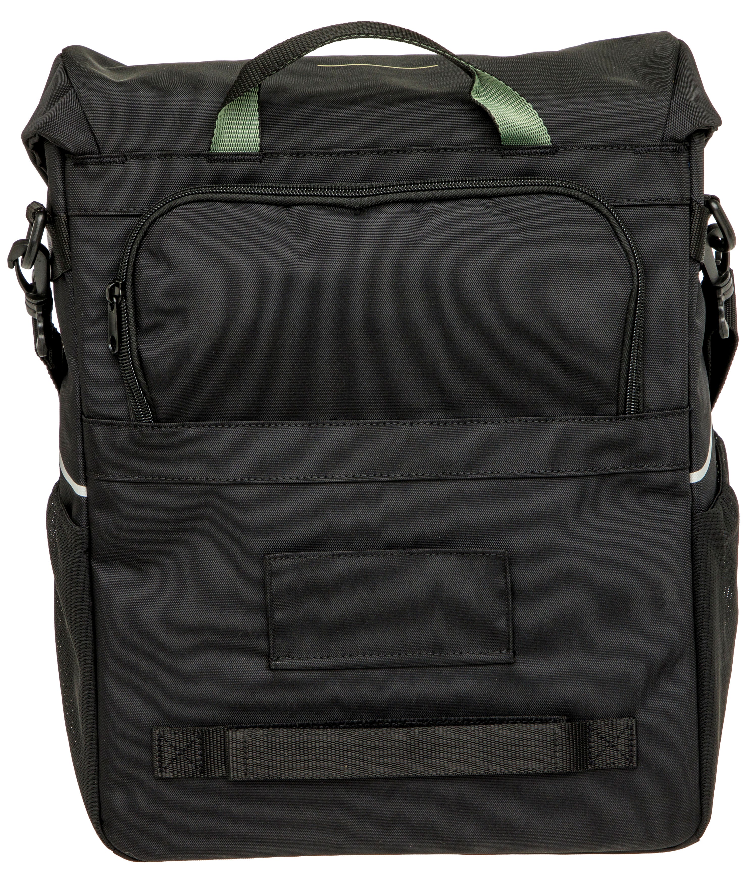 Enkele fietstas New Looxs Vigo Single - 20 liter - 30 x 19 x 40 cm - Black-Green