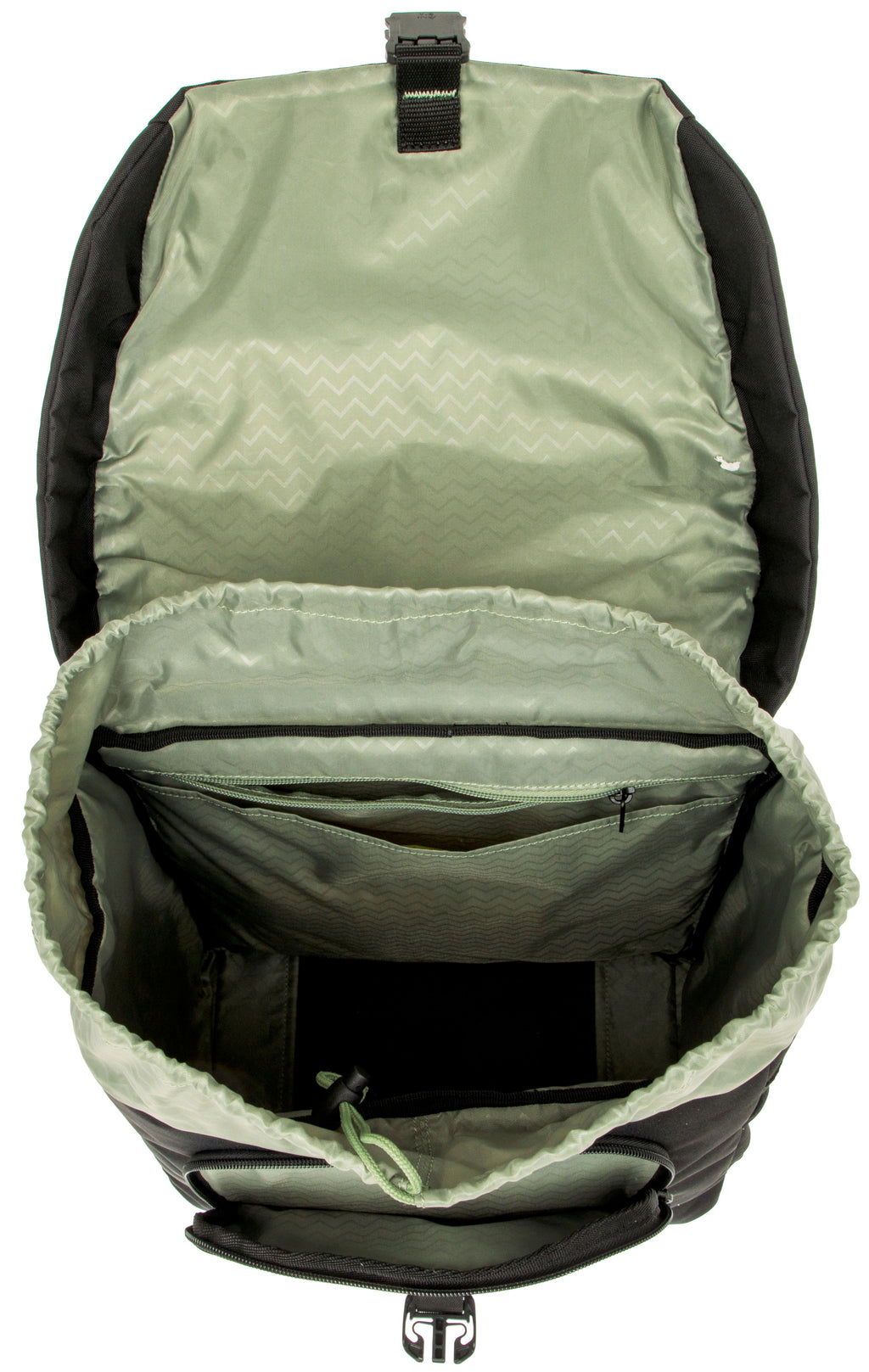 Enkele fietstas New Looxs Vigo Single - 20 liter - 30 x 19 x 40 cm - Black-Green