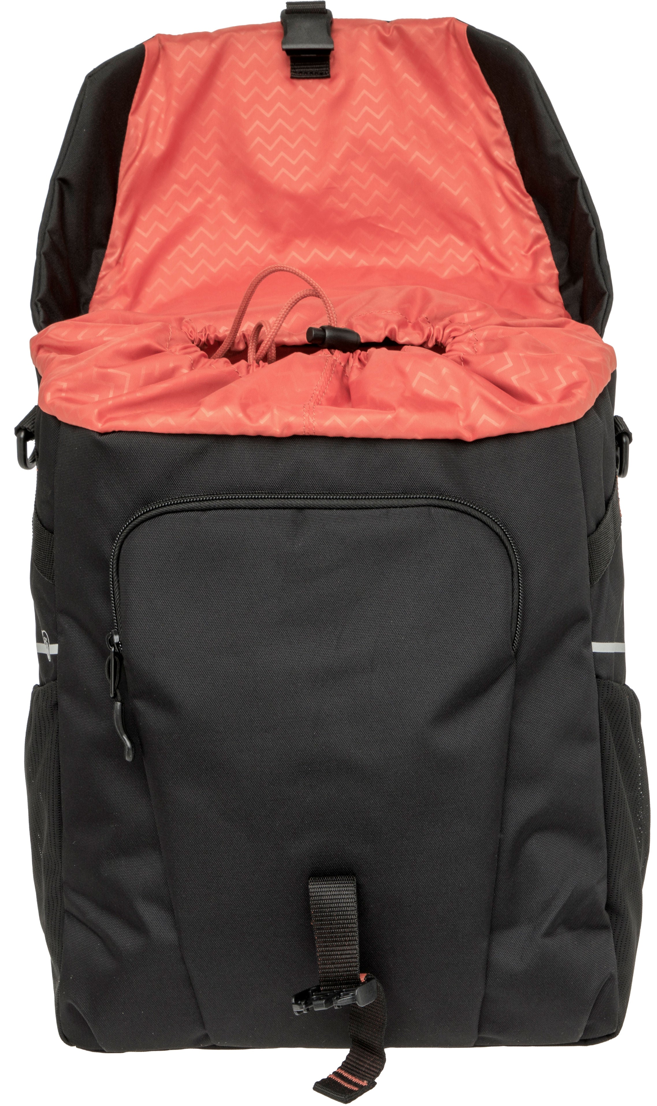 Enkele fietstas New Looxs Vigo Single - 20 liter - 30 x 19 x 40 cm - Black-Orange