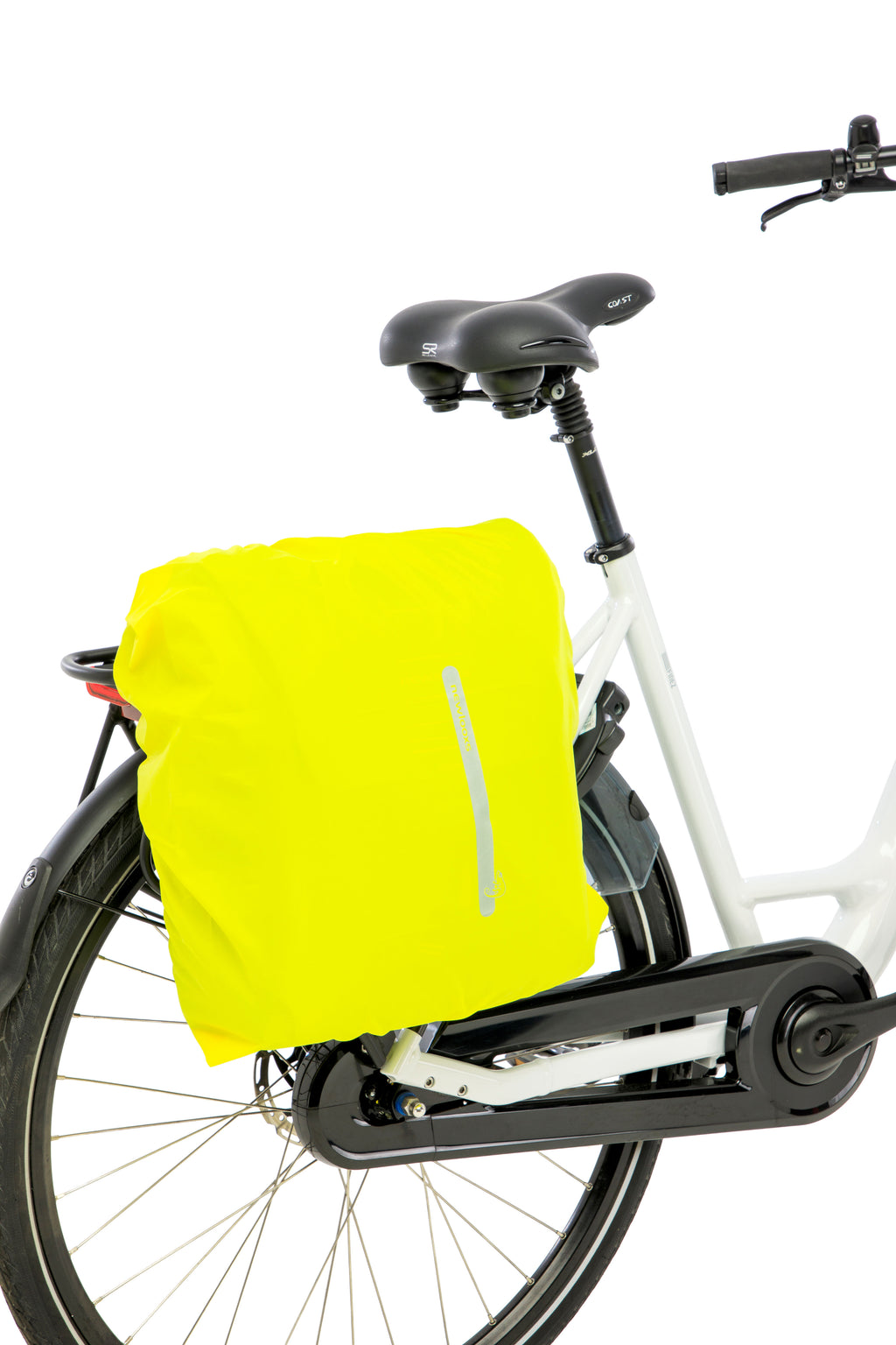 Enkele fietstas New Looxs Vigo Single - 20 liter - 30 x 19 x 40 cm - Black-Orange