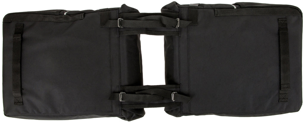 Dubbele fietstas New Looxs Vigo Double - 40 liter - 30 x 19 x 40 cm (2x) - Black-Green