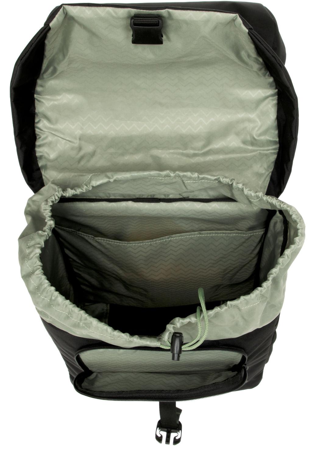 Dubbele fietstas New Looxs Vigo Double - 40 liter - 30 x 19 x 40 cm (2x) - Black-Green