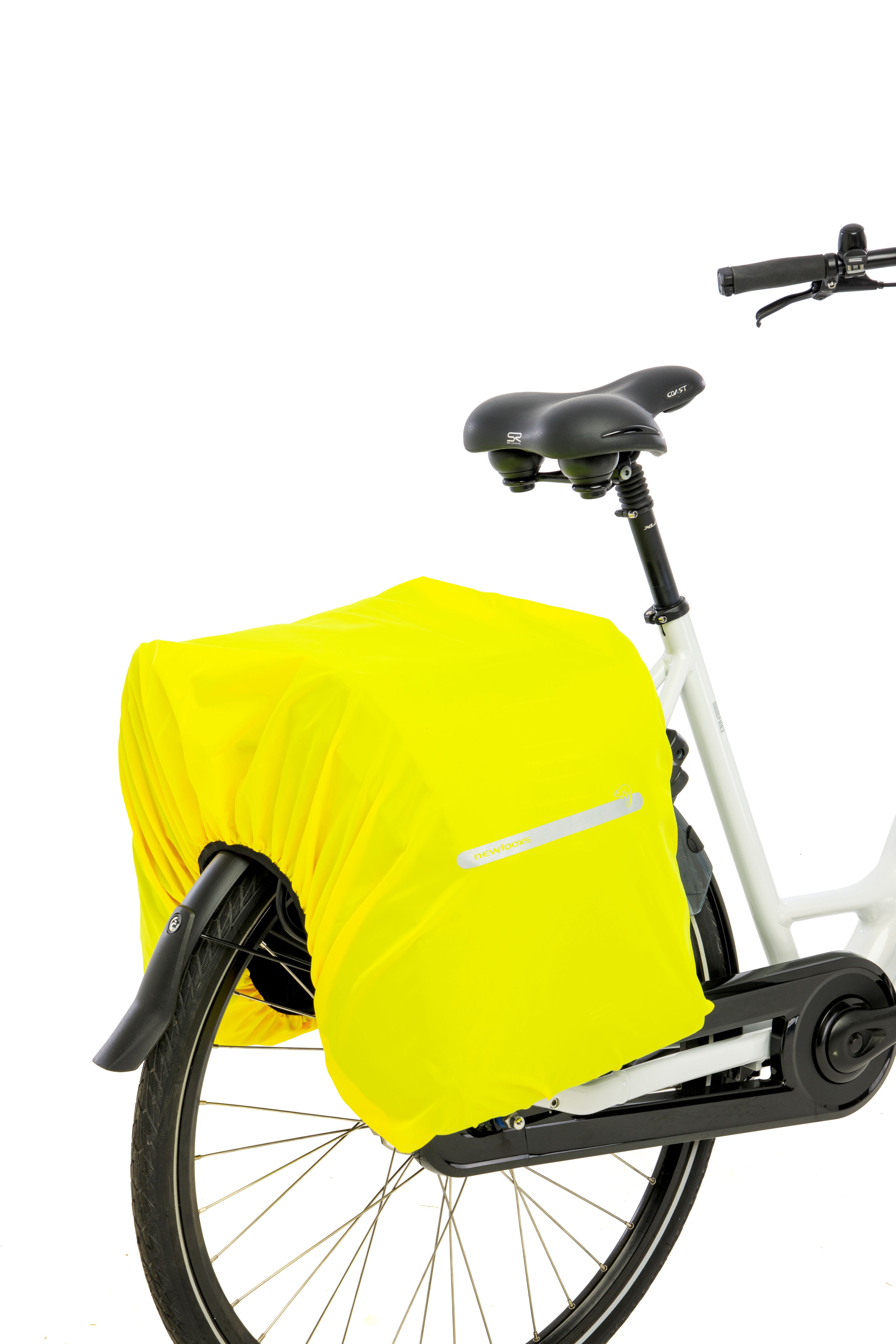 Dubbele fietstas New Looxs Vigo Double MIK 2.0 - 40 liter - 30 x 19 x 40 cm (2x) - Black-Green