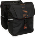 Dubbele fietstas New Looxs Vigo Double MIK 2.0 - 40 liter - 30 x 19 x 40 cm (2x) - Black-Orange