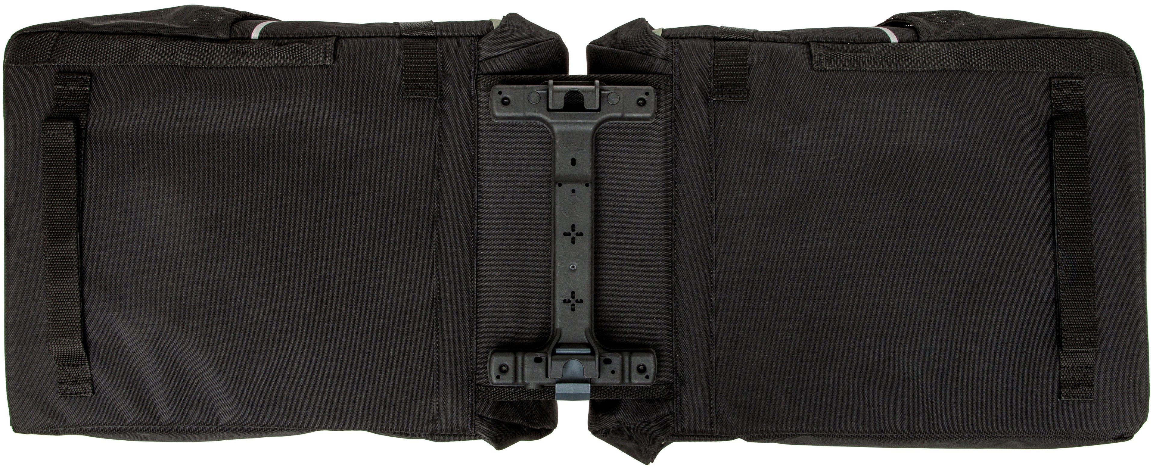 Dubbele fietstas New Looxs Vigo Double RackTime 2.0 - 40 liter - 30 x 19 x 40 cm (2x) - Black-Green