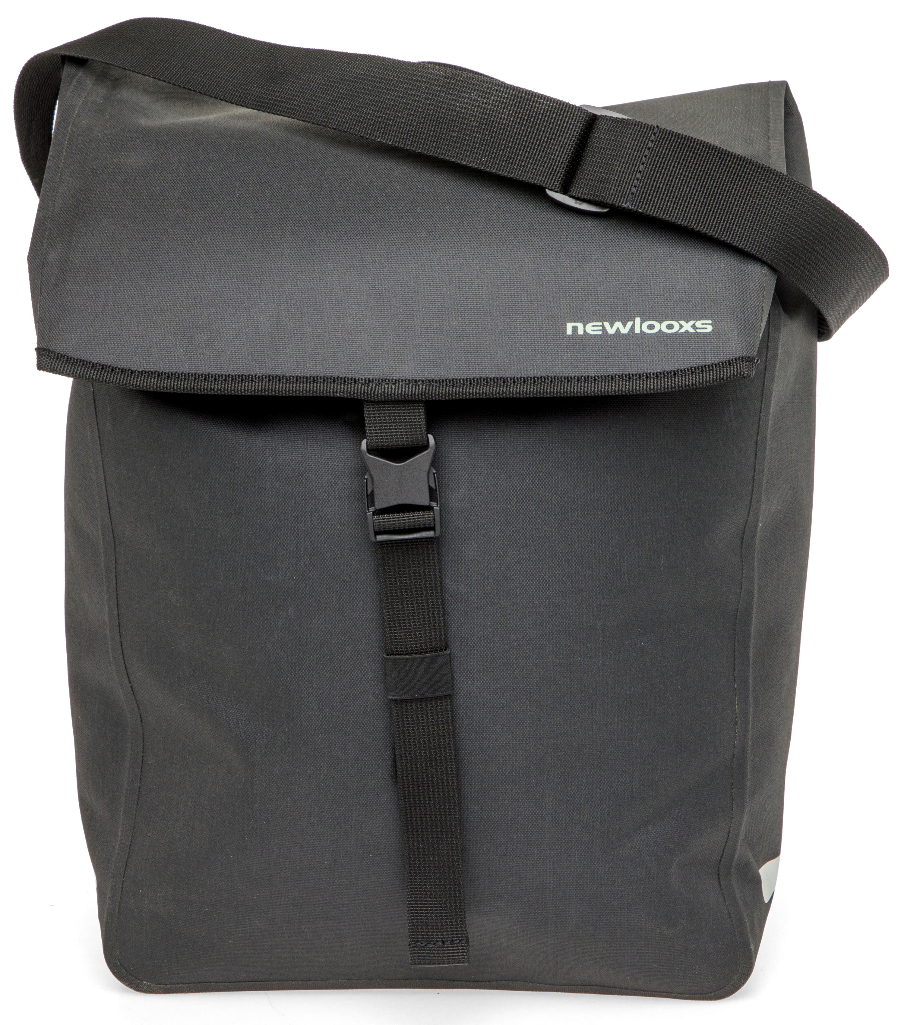 Enkele fietstas New Looxs Hamar Single - 19 liter - 32 x 16 x 40 cm - Anthracite