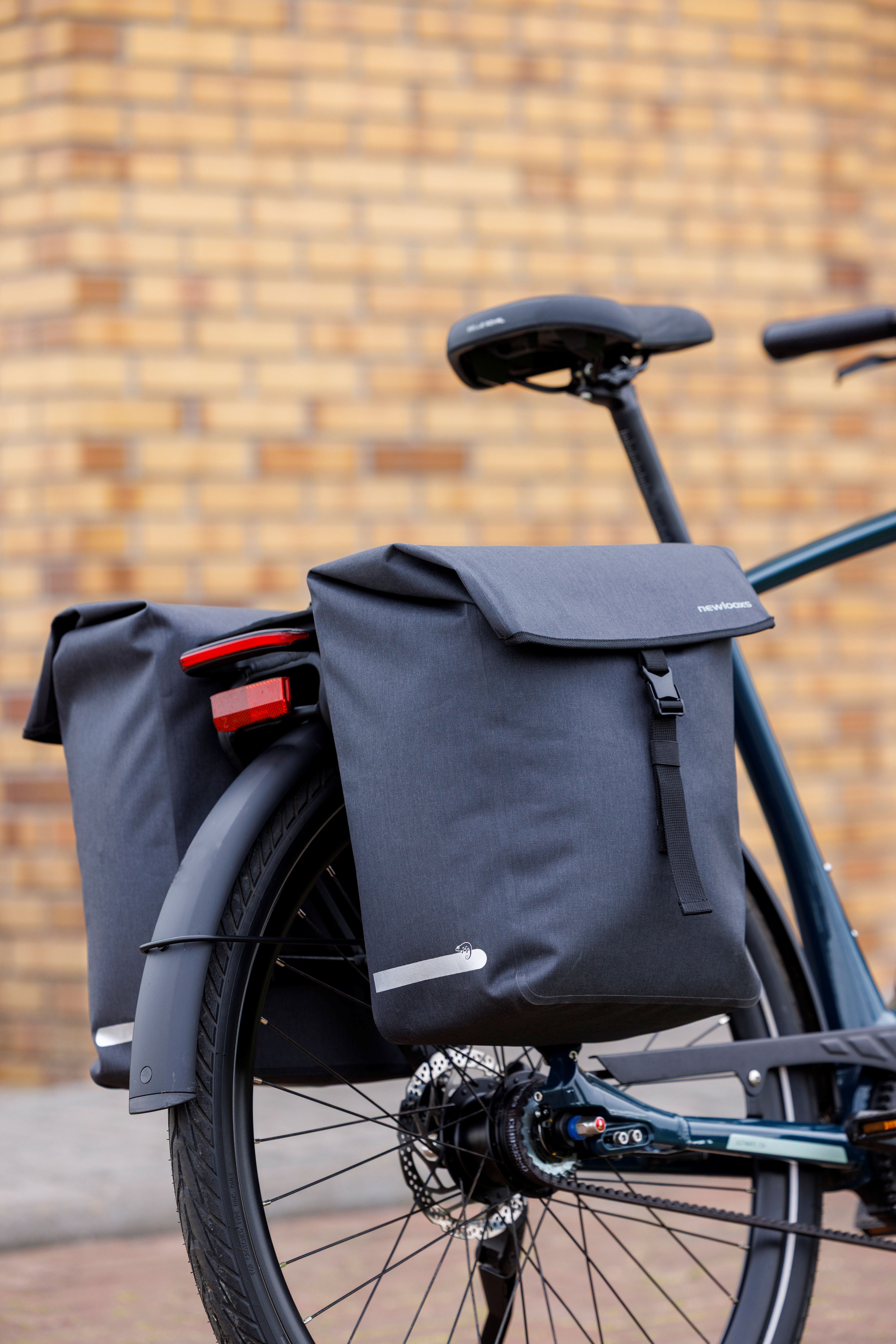 Enkele fietstas New Looxs Hamar Single - 19 liter - 32 x 16 x 40 cm - Anthracite