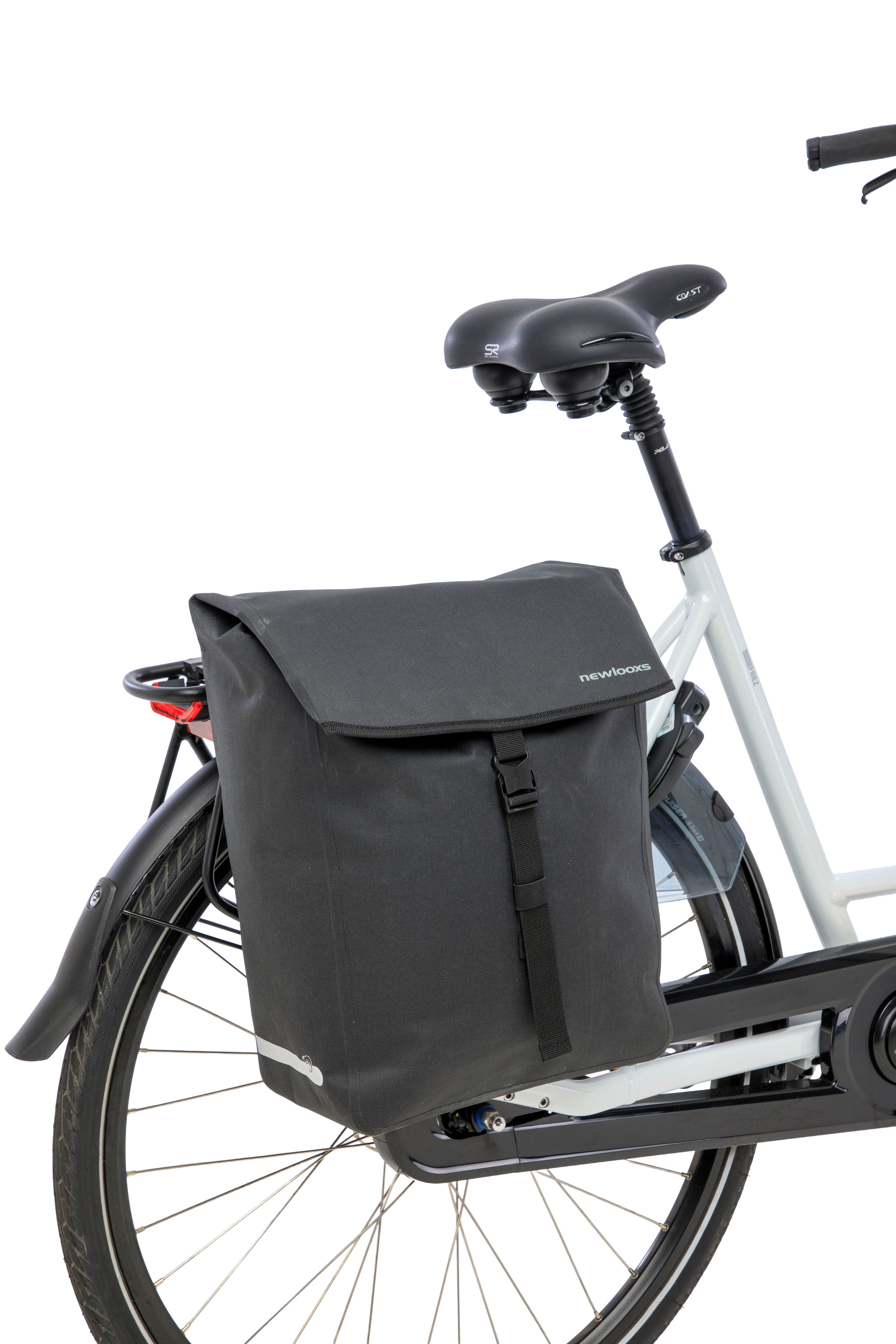 Enkele fietstas New Looxs Hamar Single - 19 liter - 32 x 16 x 40 cm - Anthracite
