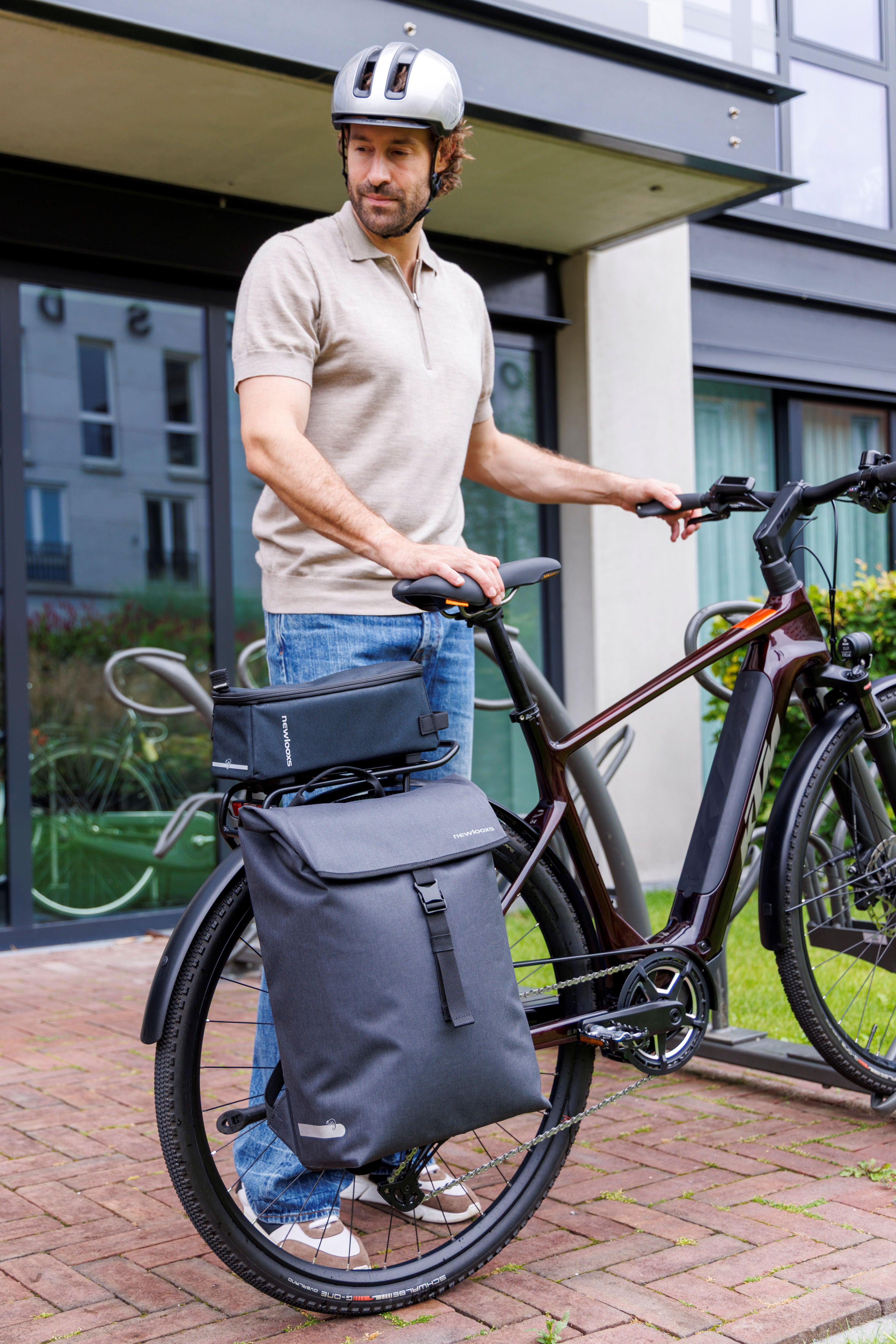 Rugzak New Looxs Hamar Backpack - 20 liter - 30 x 15 x 44 cm - Anthracite