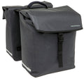 Dubbele fietstas New Looxs Hamar Double MIK 2.0 - 38 liter - 32 x 16 x 40 cm (2x) - Anthracite