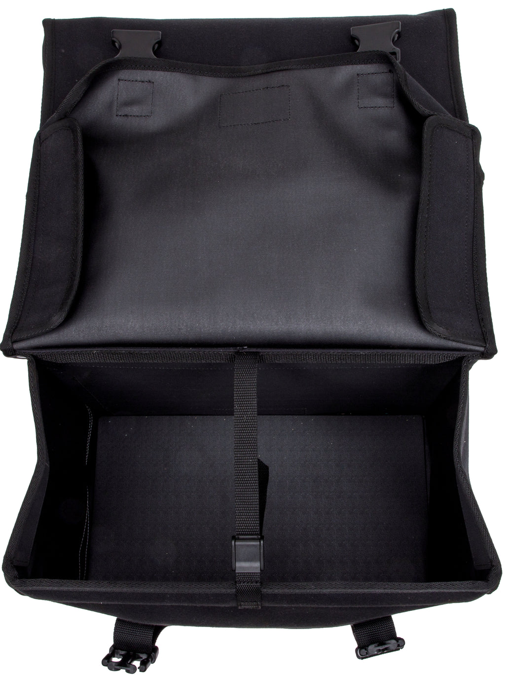 Dubbele fietstas New Looxs Canvas Camping - 66 liter - 43 x 22 x 35 cm (2x) - Black