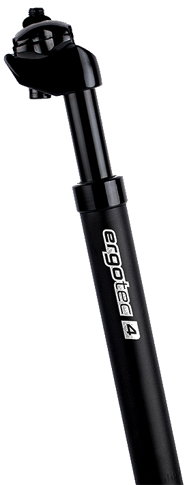 Zadelpen Ergotec verend SP-4.0 ø27.2 / 350 mm  - zwart