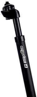 Zadelpen Ergotec verend SP-4.0 ø27.2 / 350 mm  - zwart