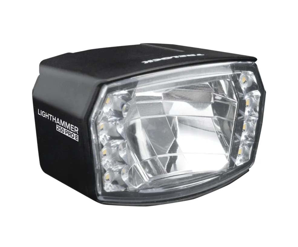 Koplamp Trelock LS 990 Lighthammer Pro voor E-bike incl. FP adapter - zwart