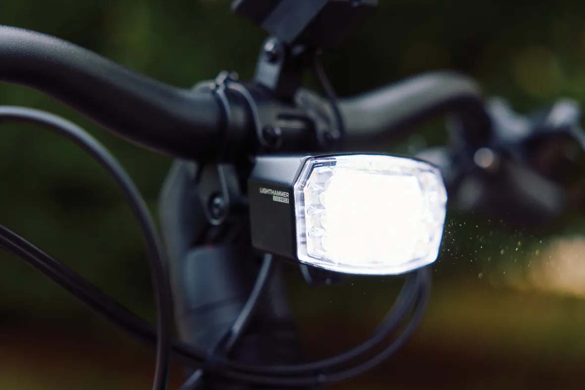 Koplamp Trelock LS 990 Lighthammer Pro voor E-bike incl. FP adapter - zwart