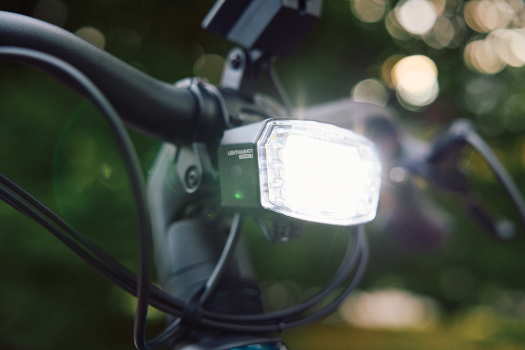 Koplamp Trelock LS 990 Lighthammer Pro voor E-bike incl. FP adapter - zwart