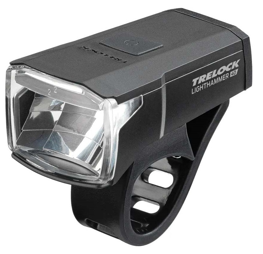 Koplamp Trelock LS 440 lighthammer 40 lux USB - zwart