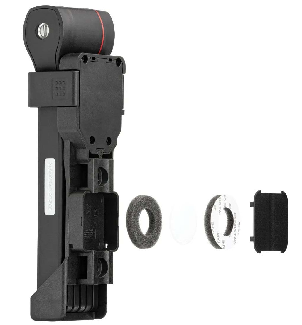 Vouwlsot Trelock FS 480 COPS X-press Air-Tag 100cm - zwart