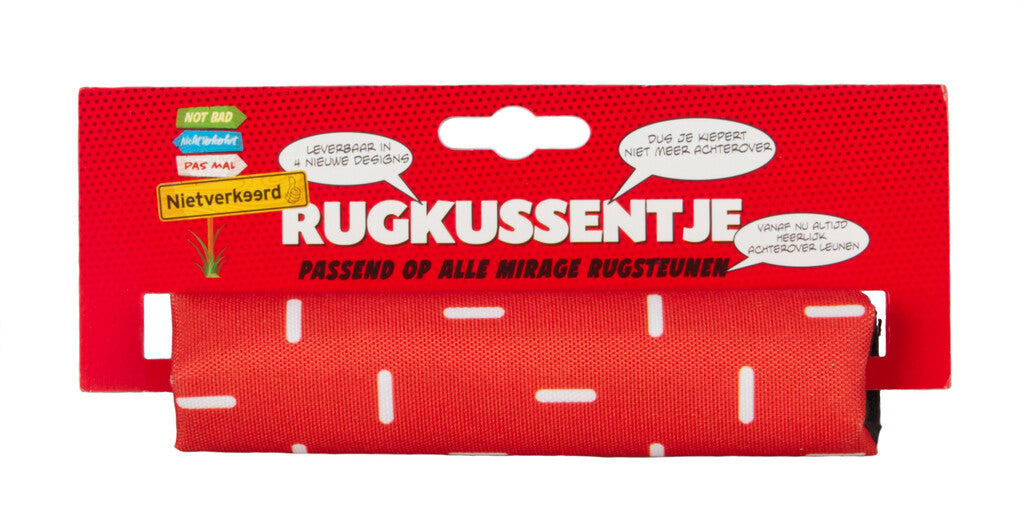 NietVerkeerd Actie pakket  Zit je lekker  - Mystery Stripes - Zitje + Rugsteun + Rugsteunkussen