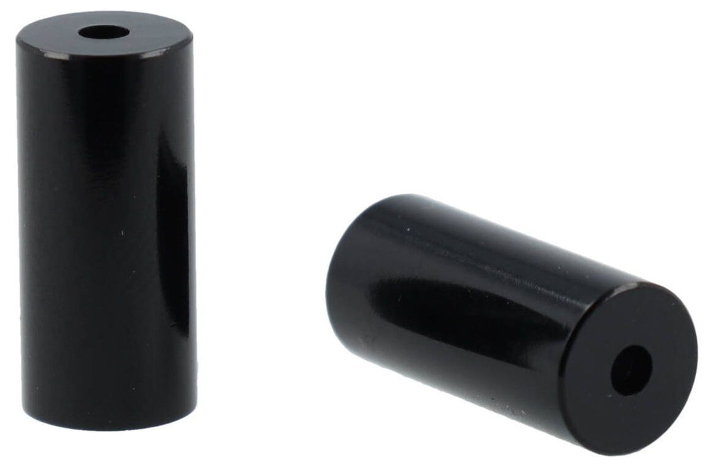 Kabelhoedjes Ø5,0mm PVC - zwart
