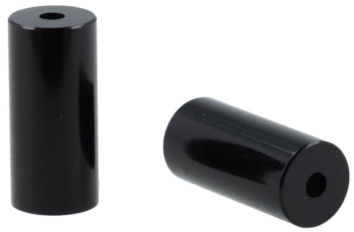 Kabelhoedjes Ø5,0mm PVC - zwart