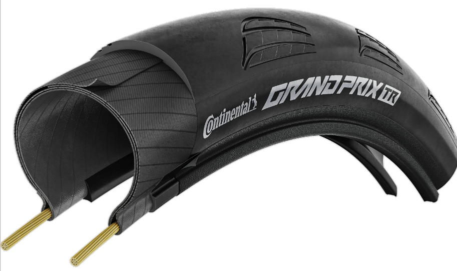 Buitenband Continental Grand Prix TR 28 x 1.25'' / 32-622 - zwart