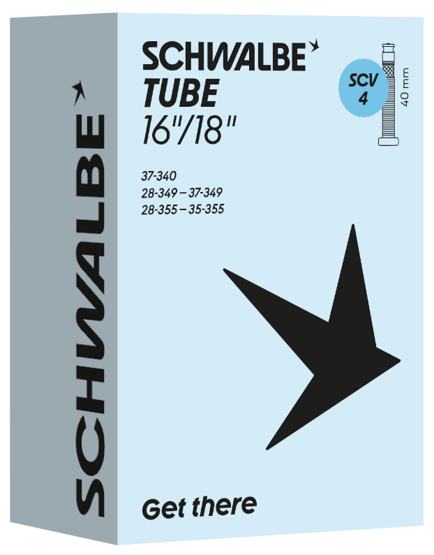 Binnenband Schwalbe SCV4 (16-18'') - 28/37-340/355 - 40 mm ventiel