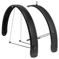 Spatbord set Eurofender Tempo Square 28 inch 65mm - zwart