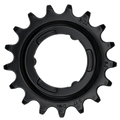 Tandwiel KMC Voor Shimano 17T O-MO Staal 3/32 inch - Zwart