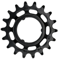 Tandwiel KMC Voor Shimano 18T O-MO Staal 1/8 inch - Zwart