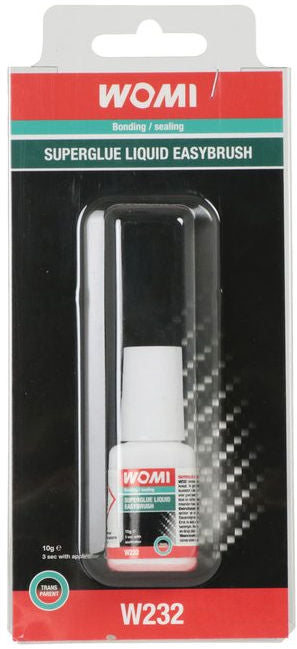 Secondelijm Womi W232 Superglue Liquid Easybrush Transparant 10 gram