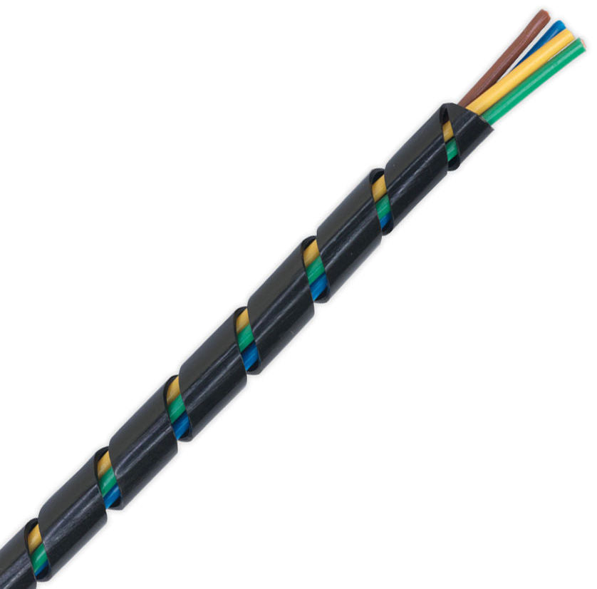Kabelbeschermer ø15mm Elvedes (10 meter) - zwart