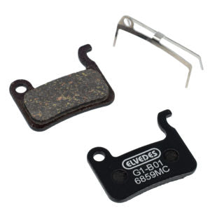 Schijfremblokset Elvedes - Shimano - Carbon Metallic Compound (semi metal pads) - 1 paar