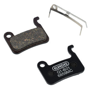 Schijfremblokset Elvedes - Shimano - Carbon Metallic Compound (semi metal pads) - 10 paar