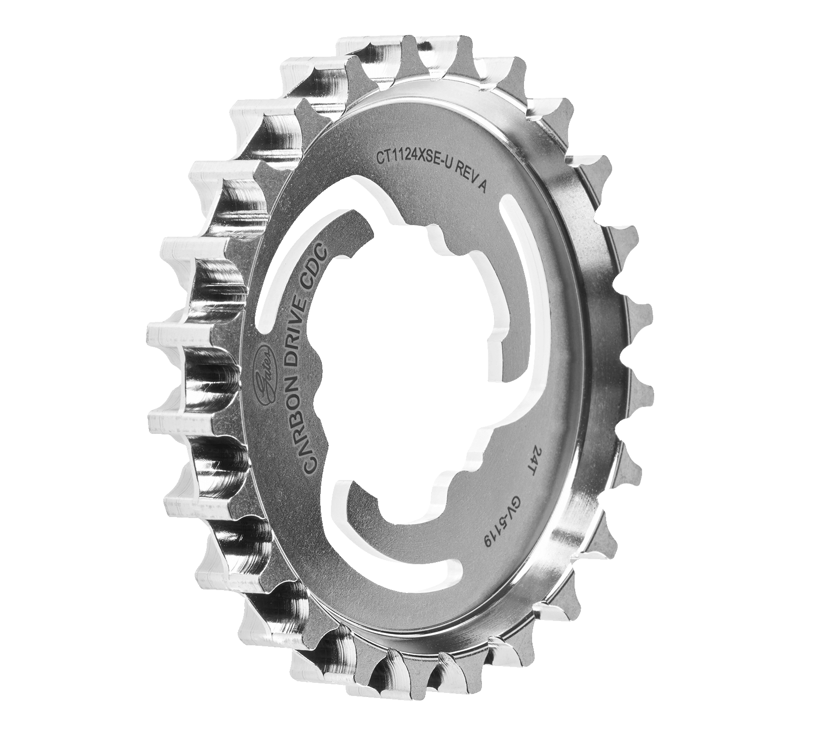 Achtertandwiel Gates CDC Center Track 24T Alfine/Nexus/Sturmey Archer