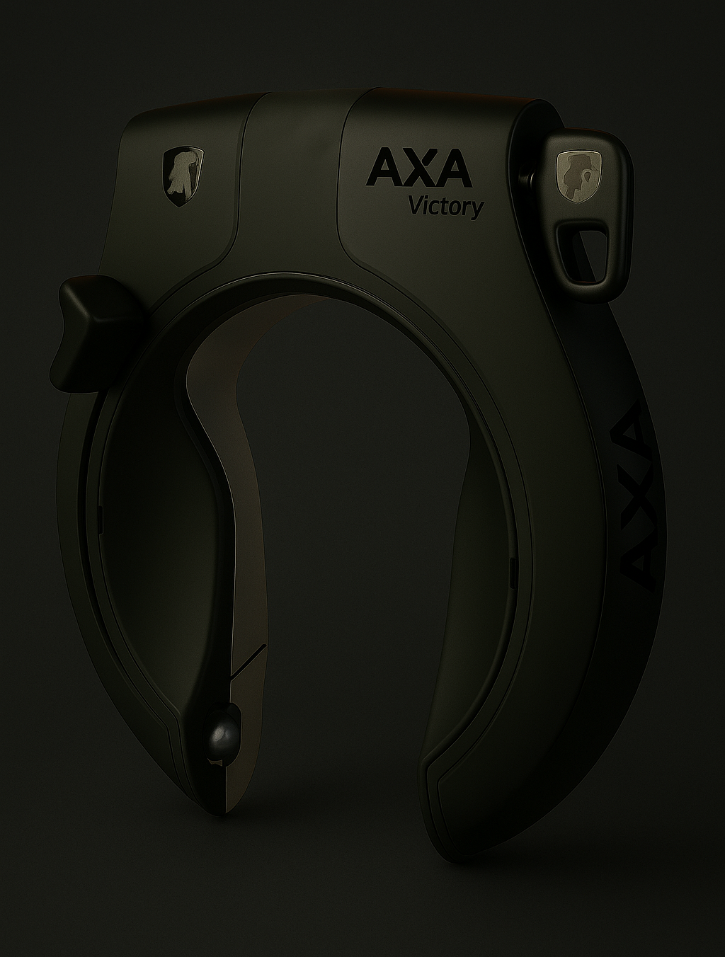 Ringslot Axa Victory ART 2 - matzwart - inclusief accuslot Gazelle Impulse